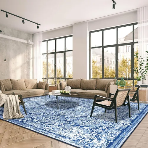 Miniatura 41 de Vaukki - Alfombra de pasillo, suave y peluda, alfombra antideslizante lavable, para lavandería, cocina, granja, baño, entrada y dormitorio