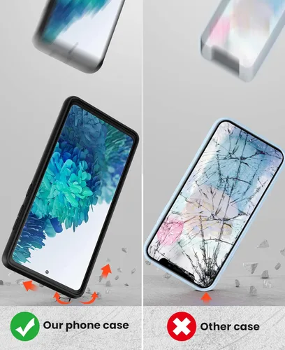 Miniatura 5 de Funda para Galaxy S20 FE 5G: Funda de doble capa para Samsung S20 FE Protección a prueba de golpes Textura antideslizante mate Funda protectora
