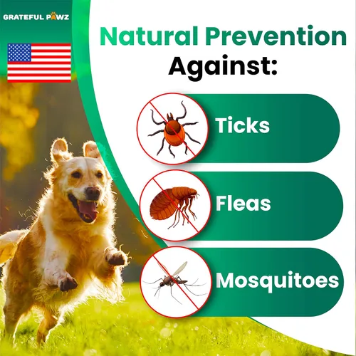 Miniatura 2 de Prevención de pulgas y garrapatas masticables para perros, fabricado en Estados Unidos, suplemento natural para pulgas y garrapatas, píldoras orales