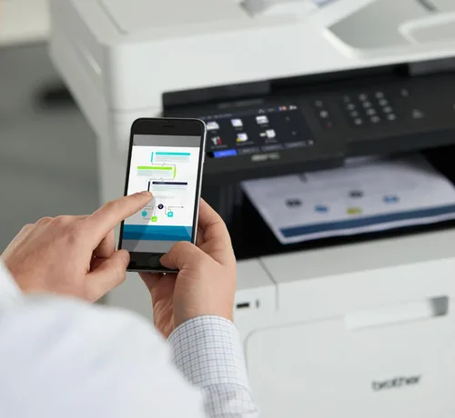 Miniatura 7 de Brother MFC-L8900CDW - Impresora láser inalámbrica todo en uno, color blanco, impresión de fax de escaneo de copia, pantalla táctil LED de 5