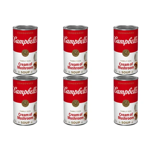 Miniatura 10 de Sopa Campbell's Crema de Champiñones Condensada, Lata Tamaño Familiar de 22.6 oz (Paquete de 12)