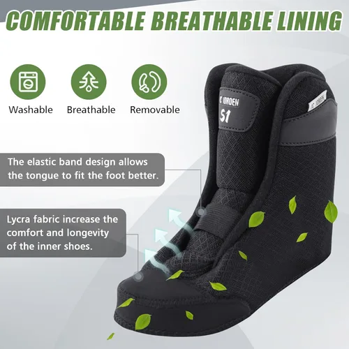 Miniatura 4 de Patines en línea para niños y niñas, 4 tamaños ajustables con ruedas en línea y ruedas completamente iluminadas para mujeres y hombres, carcasa