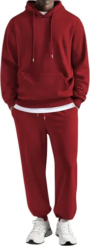 Miniatura 25 de COOFANDY Conjunto deportivo de 2 piezas para hombre, conjunto deportivo casual con capucha