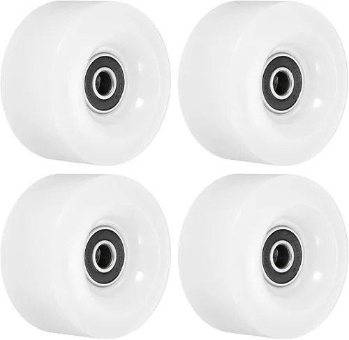 Miniatura 14 de PATIKIL Roller Skate Wheels with Bearings, Quad Skate Replacement for Double Row Skate Skateboards Indoor or Outdoor Amarillo Brillo