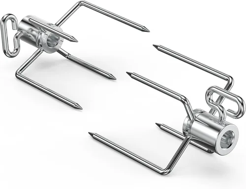 Miniatura 2 de Onlyfire 6002 Tenedores de carne asador (1 par) para parrillas, se adapta a varillas hexagonales de 1/2 pulgada y 3/8 pulgadas y 5/16 pulgadas