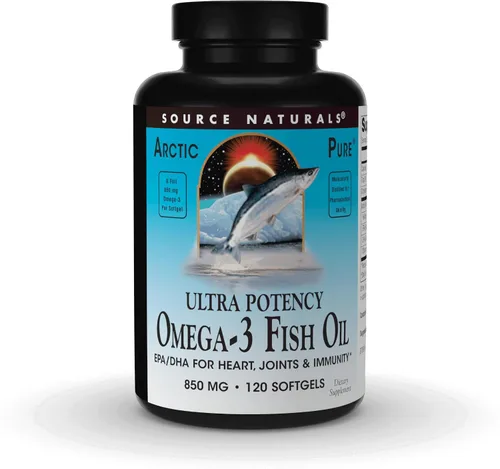 Miniatura 8 de Source Naturals ArcticPure Ultra Potency 850 mg Aceite de pescado Omega-3 - 30 cápsulas blandas