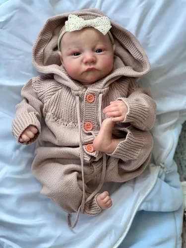 Miniatura 4 de iCradle Reborn - Muñeca de silicona realista de 19 pulgadas, regalo de cumpleaños para niños de 3 años en adelante