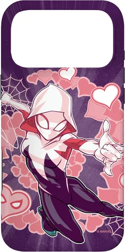 Miniatura 22 de Marvel Spider-Man Into The Spider-Verse Gwen Stacy Hearts - Carcasa para iPhone 17