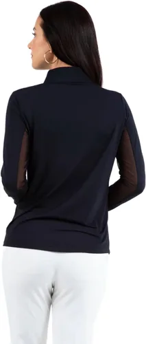 Miniatura 4 de IBKUL Camisa de manga larga con cremallera de 14 para mujer