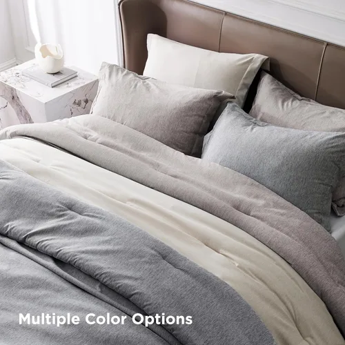 Miniatura 21 de Bedsure Juego de edredón Twin/Twin XL, ropa de cama suave beige para todas las estaciones, juego de cama teñido catiónico, 2 piezas, 1 edredón