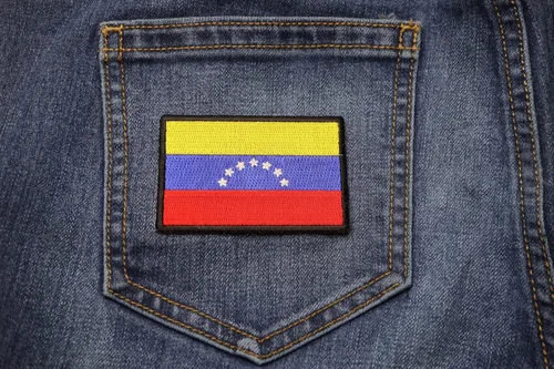 Miniatura 4 de Parche de bandera de Venezuela - 3x2 pulgadas. Parche bordado para planchar (P5170)