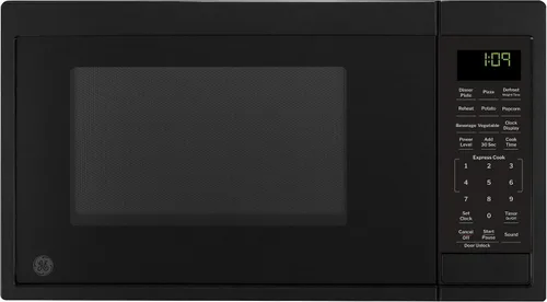 Miniatura 11 de Horno de microondas GE para encimera, compacto de 0.9 pies cúbicos, capacidad de 900 vatios, 7 configuraciones de cocción automática, tecnología