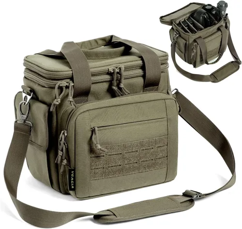 Miniatura 6 de Bolsa para el rango, estuche para pistola, bolsas de rango de estuche suave para pistolas y municiones con doble capa a prueba de explosiones