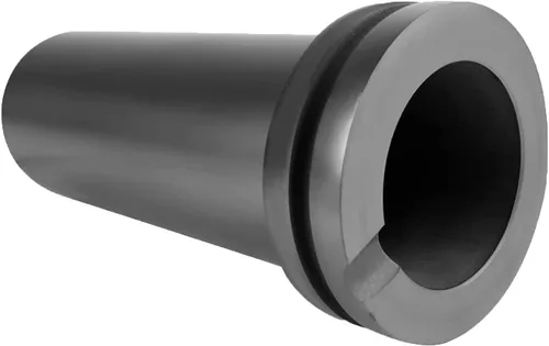 Miniatura 9 de Deruilong Crisol de grafito, crisol de grafito de alta pureza de 2.2 lbs/4.4 lbs, oro fundido, plata, cobre, molde de fundición de horno