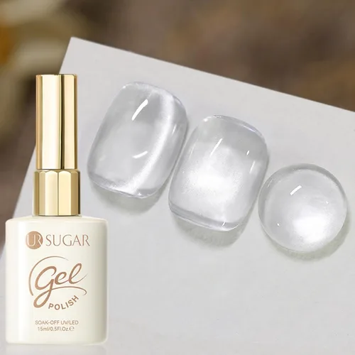Miniatura 9 de UR SUGAR Crystal Cat - Esmalte de uñas de gel magnético para ojos, color gris, 0.5 onzas líquidas, esmalte de gel magnético iridiscente