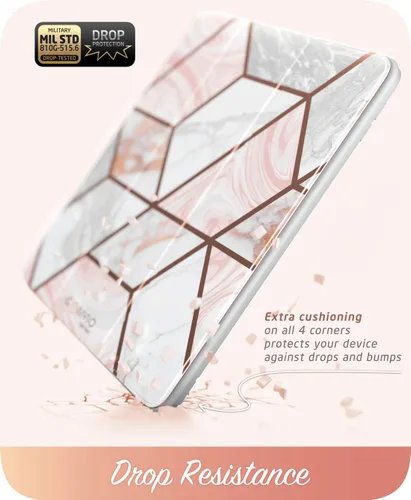 Miniatura 6 de i-Blason Funda para iPad de 6ª generación, iPad 9.7 2018/2017, [protector de pantalla integrado] funda inteligente de cuerpo completo triple [Cosmo]