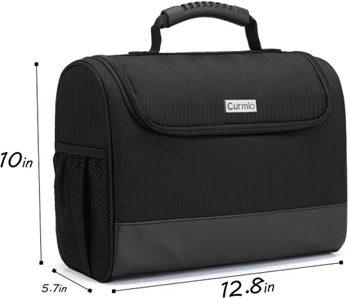 Miniatura 6 de CURMIO Bolsa para kit de barman, bolsa de transporte portátil de viaje con mango de goma para juego de herramientas de bar, para el hogar