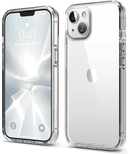 Miniatura 9 de elago Funda híbrida transparente compatible con iPhone 13 (6.1 pulgadas), tecnología híbrida de PC + TPU, reducción del amarilleo, protección