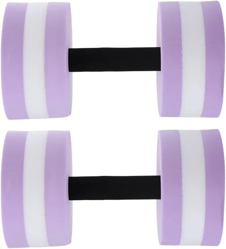 Miniatura 4 de DOITOOL Juego de 2 mancuernas de ejercicio acuático para aeróbicos acuáticos, mancuernas de espuma ligera, resistencia a la piscina
