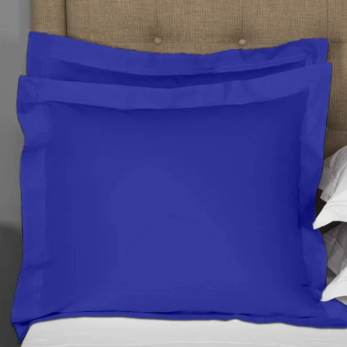 Miniatura 45 de Crown Collection Juego de 2 fundas de almohada estándar de 20 x 26 pulgadas, hipoalergénicas de 600 hilos, 100% algodón egipcio, fundas de almohada