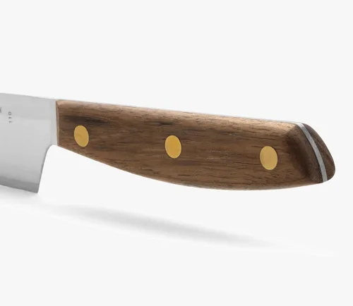 Miniatura 3 de Arcos Cuchillo de cocina de acero inoxidable de 6 pulgadas. Cuchillo de cocina profesional para cocinar. Mango de madera Ovengkol FSC 100% natural