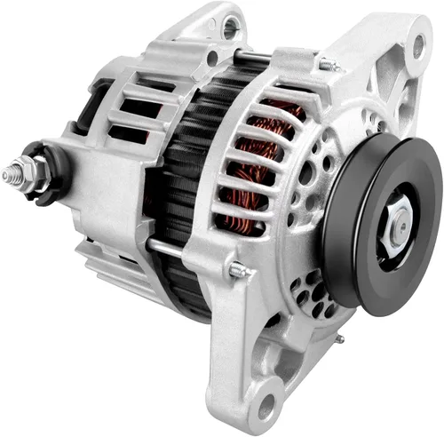 SCITOO Nuevo alternador apto para Nissan para Pickup D21 2.4L 1995 1996 1997 2.4-12V 60 Amp CW 1-Groove Polea, reemplazo OE 23100-0S300