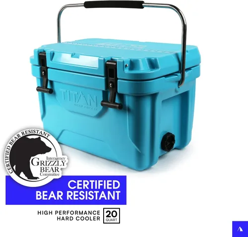 Miniatura 5 de Titan Hard Ice Chest Cooler Roto Cooler con protección Microban y aislamiento de congelación profunda