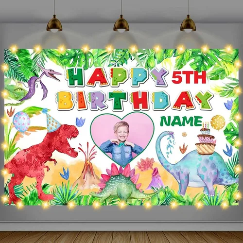 Miniatura 16 de Cartel de feliz cumpleaños beige personalizado para telón de fondo grande de feliz cumpleaños, globo aerostático, fiesta, interior y exterior