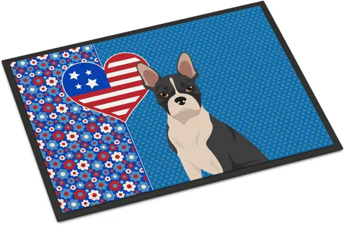 Miniatura 71 de Caroline's Treasures WDK5119JMAT Airedale Terrier USA - Tapete para interiores o exteriores, 24 x 36 pulgadas, tapete para puerta delantera
