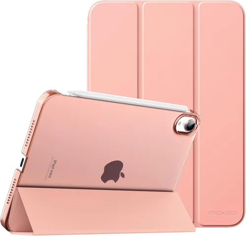 Miniatura 16 de MoKo Funda para iPad mini 7 (A17 Pro) Generación 2024, Funda para iPad mini 6 2021, Funda Protectora Delgada y Ligera de 8.3 Pulgadas con Carcasa