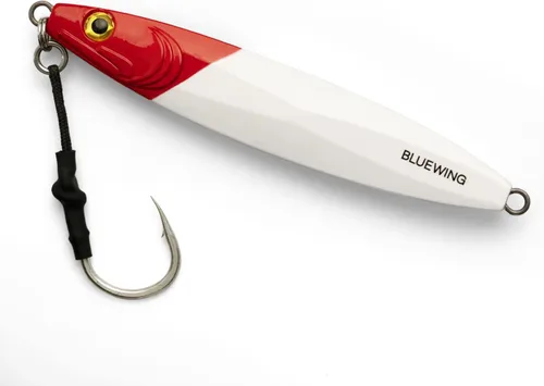 Miniatura 27 de BLUEWING Señuelos de pesca para agua salada de paso lento, plantillas verticales de 2.82 oz-35.27 oz cebo de hundimiento de peces con gancho