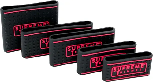 Miniatura 9 de Supreme Trimmer SGR60 - Pinzas de peluquero profesionales 5 piezas antideslizantes para cortar pelo, funda de peluquero para cortapelos Arena