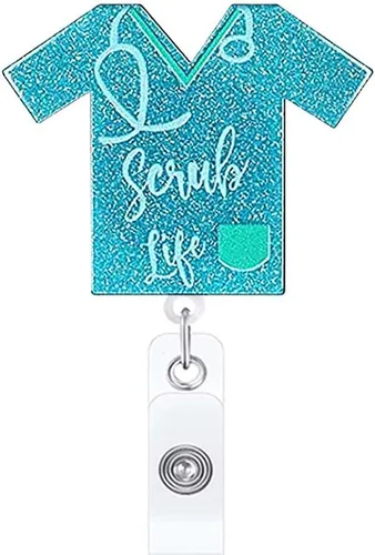 Miniatura 10 de Carrete de insignia de enfermera Back & Body Hurts, lindo y divertido carretes retráctiles para enfermeras, clip de insignia CNA LPN LVN con clip
