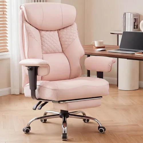 Miniatura 15 de GTPLAYER Gaming Chair with Foot Rest & Pocket Spring Cushion, Breathable Fabric for Home Office Desk, Ergonomic High Back Computer Chair with