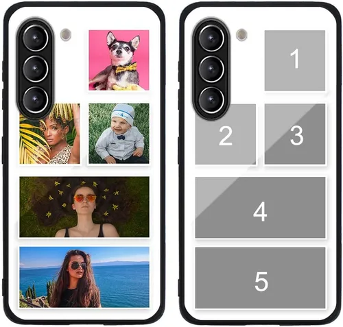 Miniatura 392 de Funda de teléfono personalizada para Samsung Galaxy S22+ / S22 Plus 5G, funda de TPU suave de vidrio templado antiarañazos personalizada con foto