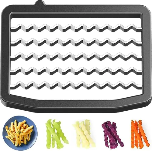 Miniatura 10 de Picadora Eléctrica de Verduras 4-en-1, Procesador de Alimentos Cortador de Verduras de 200W, Cortador de Alimentos para Vegetales Con Función