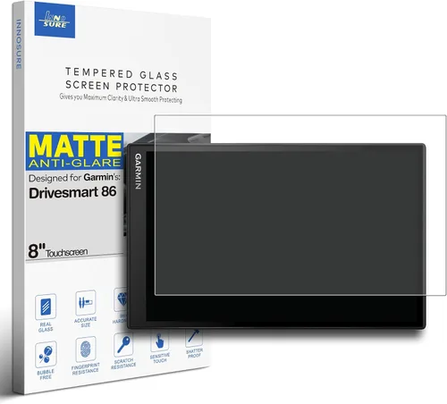 Miniatura 10 de Protector de pantalla de vidrio templado premium para Garmin Drivesmart 55 GPS Navigation 5.5 pulgadas pantalla táctil anti huella digital