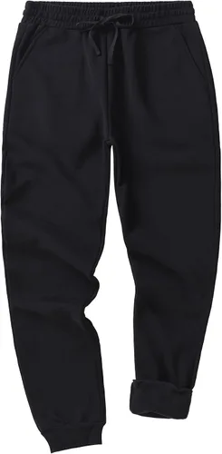 Miniatura 2 de Weintee Pantalones pequeños de forro polar para mujer, pantalones deportivos con forro de sherpa para invierno