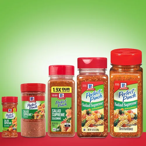 Miniatura 17 de McCormick Perfect Pinch Salad Supreme Seasoning, 8.25 onzas (paquete de 6)