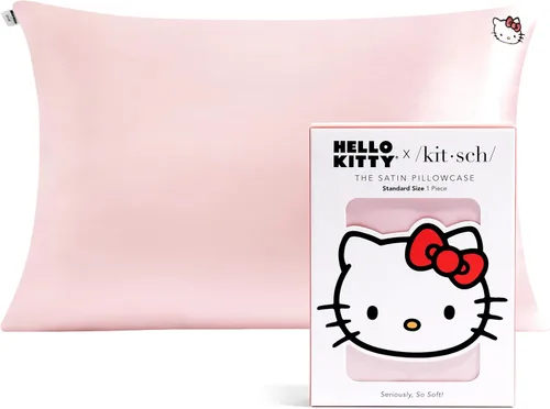 Miniatura 34 de Lisa Frank x Kitsch - Funda de almohada de satén con cremallera para cabello y piel, más suave que las fundas de almohada de seda, funda de almohada