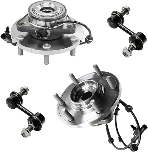Miniatura 23 de Detroit Axle - Kit de nudillos de dirección delantera izquierda para Ford Edge Lincoln MKX 07-10, cojinete de rueda del lado del conductor, nudillo