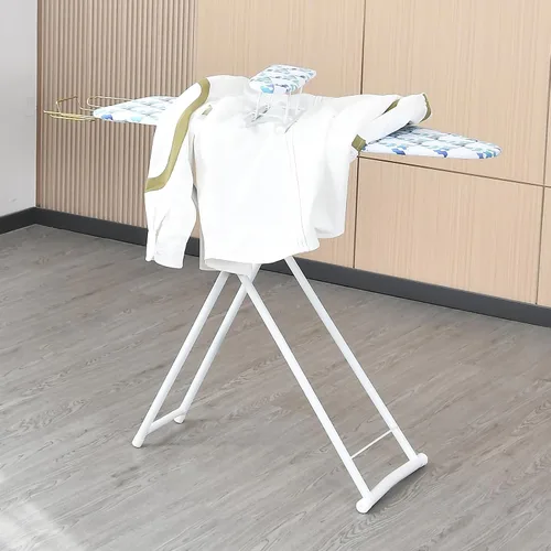 Miniatura 2 de Tabla de planchar plegable de 42 pulgadas, tabla de planchar de mesa de altura ajustable con cubierta resistente al calor y pies antideslizantes