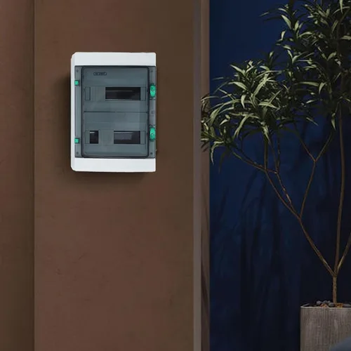 Miniatura 3 de Caja de distribución de 24 vías Caja de distribución de carril DIN recinto eléctrico para interior y exterior eléctrico