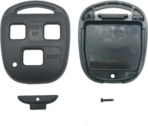 Miniatura 2 de Cubierta de llave con destornillador mejorada de reemplazo para llavero de entrada sin llave para Toyota Land Cruiser FJ Cruiser, con llave de auto