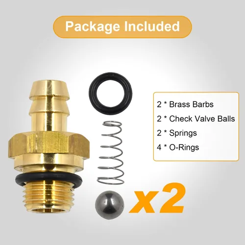 Miniatura 6 de 190593GS Kit de inyector de jabón químico para lavadora a presión, 2 piezas, compatible con Homelite, Ryobi, Husky, Troy Bilt reemplaza a 190635GS