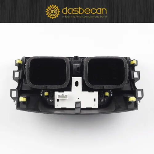 Miniatura 6 de Dasbecan Panel de ventilación de aire para salpicadero central con reloj Compatible con Toyota Corolla 2009-2013, Marco de cubierta de bisel