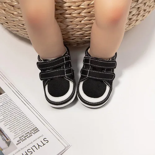 Miniatura 3 de Unsex - Tenis de lona para bebés y niñas, para recién nacidos, antideslizantes, suela suave, para cuna, estilo casual