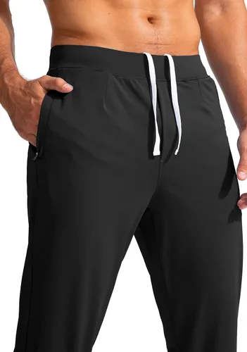 Miniatura 4 de G Gradual Pantalones deportivos de golf para hombre con bolsillos con cremallera pantalones elásticos ajustados para correr para hombre