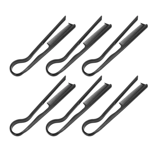 Peine alisador de cabello, 10 unidades, en forma de V, alisador de pelo, peine alisador para peluquería nudosa, hogar, mujeres y niñas