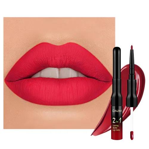 Miniatura 12 de evpct 3 Piezas Delineador de Labios Mate Ciruela Oscuro Morado Rosa Rojo Oscuro y Juegos de Lápiz Labial Líquido para Mujeres de Larga Duración